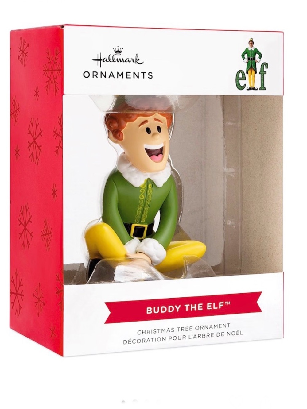 Hallmark Elf Buddy The Elf Singing Christmas Ornament